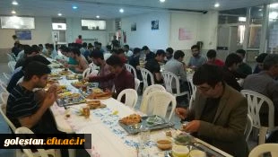 حضور دکتر مسعودی سرپرست دانشگاه فرهنگیان در مراسم افطار دانشجویان