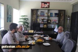 نشست مشترک سرپرست دانشگاه فرهنگیان با مسئول دفتر نهاد رهبری در دانشگاه های استان 2