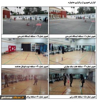 گزارش برگزاری دومین جشنواره ورزش های همگانی و بازی های بومی و محلی در پردیس های استان گلستان