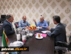 بازدیددوره ای دکترمسعودی سرپرست دانشگاه ازواحددانشگاهی شهیدبهشتی گنبدکاووس