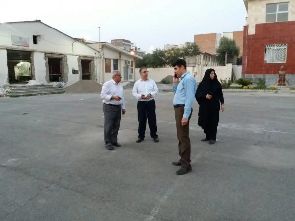 بازدید دکترکچوییان، معاون نظارت و ارزیابی سازمان مرکزی از دانشگاه فرهنگیان 9