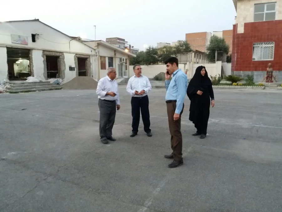 بازدید دکترکچوییان، معاون نظارت و ارزیابی سازمان مرکزی از دانشگاه فرهنگیان 9