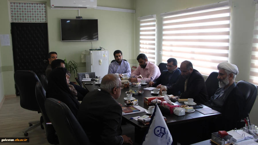 مسئولین بسیج دانشجویی و اساتید استان با سرپرست دانشگاه فرهنگیان استان دیدار کردند. 2