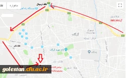 کروکی محل برگزاری ازمون اصلح مهارت آموزان ماده28