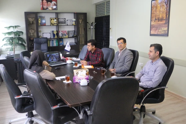 جلسه ویدئوکنفرانس مدیریت یادگیری وتولیدمحتوای الکترونیک