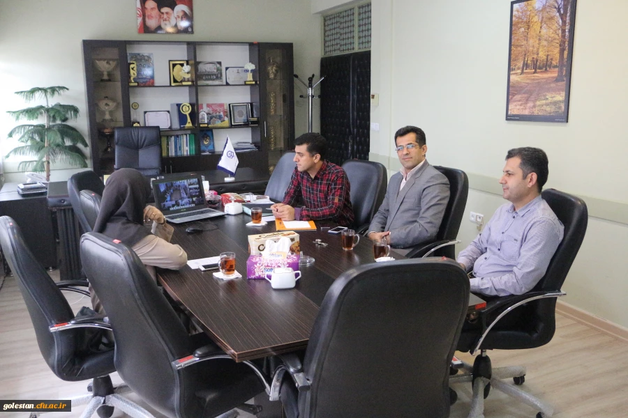 جلسه ویدئوکنفرانس مدیریت یادگیری وتولیدمحتوای الکترونیک