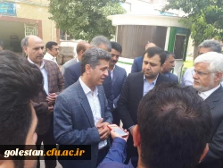 بازدید دکتر محمد رضا عارف رئیس کمیسیون آموزش و تحقیقات مجلس شورای اسلامی و هیأت همراه از واحد دانشگاهی شهید بهشتی گنبد کاووس 3