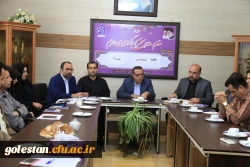 با حضور سرپرست مدیریت پردیس های استان جلسه شورای اداری پردیس امام خمینی(ره) برگزار شد. 2