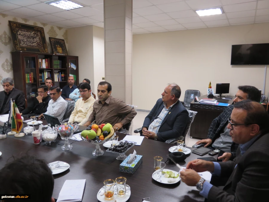 جلسه شورای اداری واحد دانشگاهی شهیدبهشتی گنبدکاووس با حضور سرپرست دانشگاه فرهنگیان استان 2