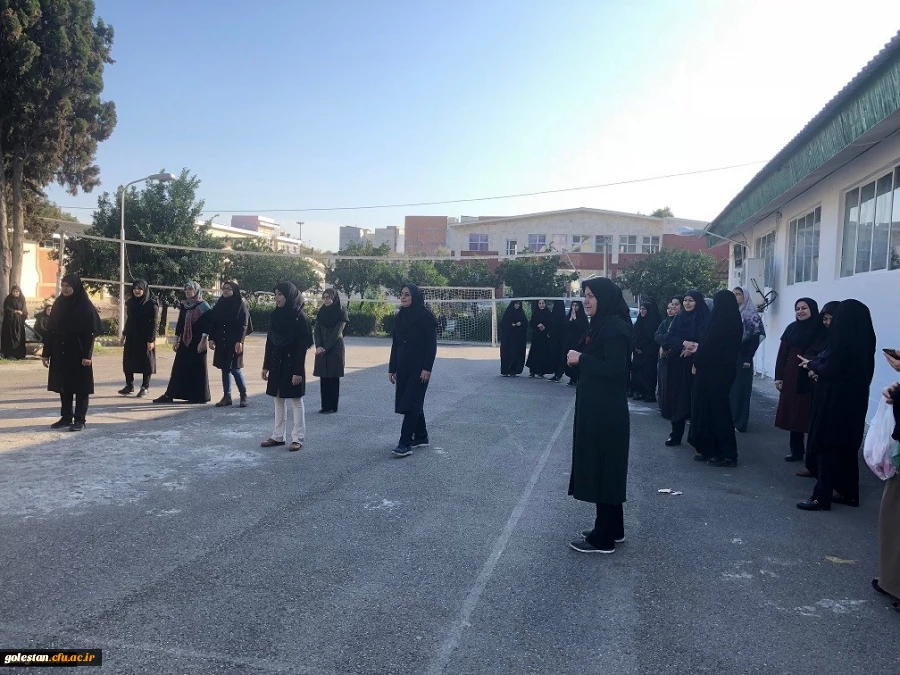 ورزش صبحگاهی در پردیس امام خمینی(ره) به مناسبت هفته تربیت بدنی برگزار شد 2