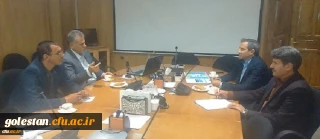 جلسه مشترک رییس صندوق حمایت از پژوهشگران و فناوران کشور و معاون پژوهش و فناوری دانشگاه برگزار شد