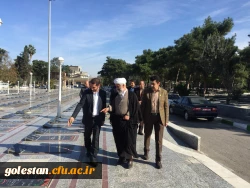 حضور سرپرست دانشگاه فرهنگیان استان به همراه جمعی از اساتید و کارکنان دانشگاه در گلزار شهدای گرگان 3