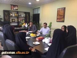 دیدار اعضای بسیج دانشجویی و اعضای شورای صنفی پردیس ها با سرپرست دانشگاه فرهنگیان استان 8