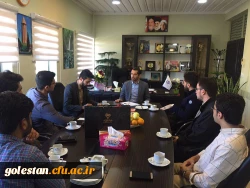 دیدار اعضای شورای مرکزی تشکل انجمن اسلامی دانشجویان پردیس آیت الله خامنه ای با سرپرست دانشگاه 2