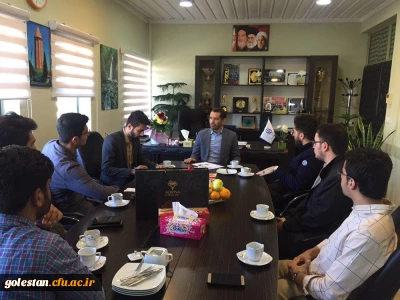 دیدار اعضای شورای مرکزی تشکل انجمن اسلامی دانشجویان پردیس آیت الله خامنه ای با سرپرست دانشگاه