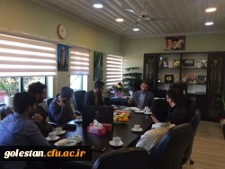 دیدار اعضای شورای مرکزی تشکل انجمن اسلامی دانشجویان پردیس آیت الله خامنه ای با سرپرست دانشگاه 4