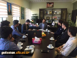 دیدار اعضای شورای مرکزی تشکل انجمن اسلامی دانشجویان پردیس آیت الله خامنه ای با سرپرست دانشگاه 6