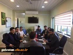 دیدار اعضای شورای مرکزی تشکل انجمن اسلامی دانشجویان پردیس آیت الله خامنه ای با سرپرست دانشگاه 7