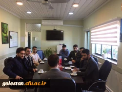 دیدار اعضای شورای مرکزی تشکل انجمن اسلامی دانشجویان پردیس آیت الله خامنه ای با سرپرست دانشگاه 8