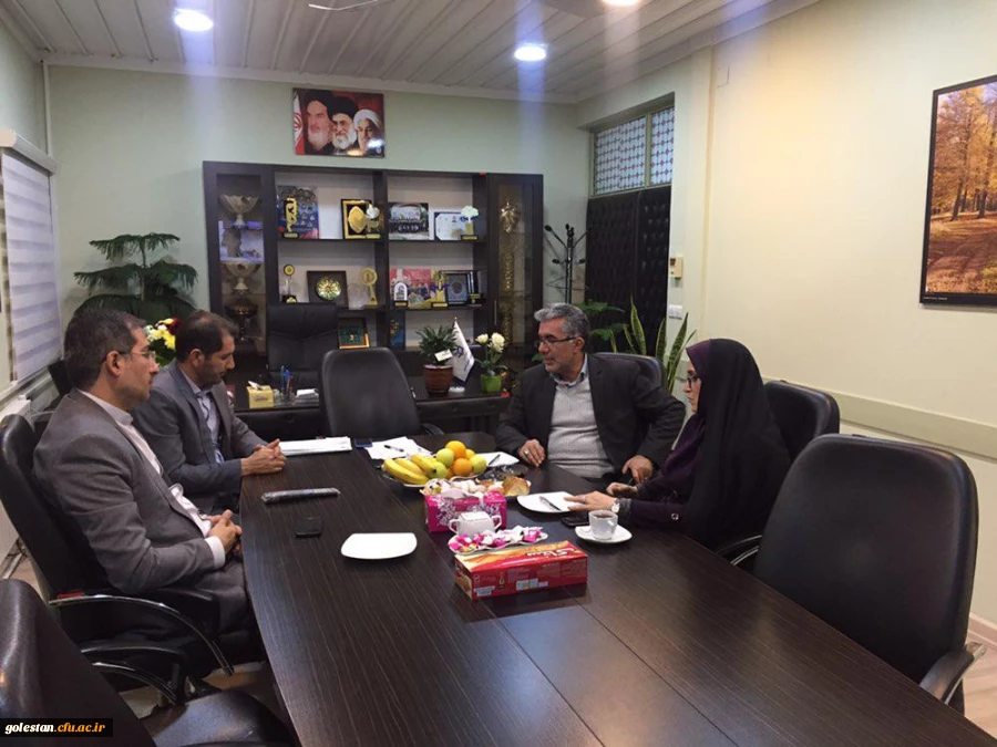 نشست صمیمی سرپرست دانشگاه با مدیرکل آموزش و پرورش استان و رئیس آموزش و پرورش شهرستان گرگان 2