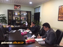 حضور سرپرست استان در جلسه ویدئوکنفرانس معاونت اداری مالی دانشگاه فرهنگیان  2