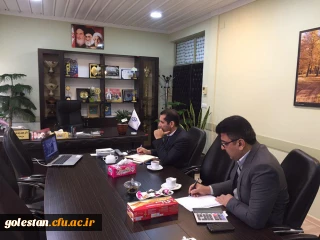 حضور سرپرست استان در جلسه ویدئوکنفرانس معاونت اداری مالی دانشگاه فرهنگیان