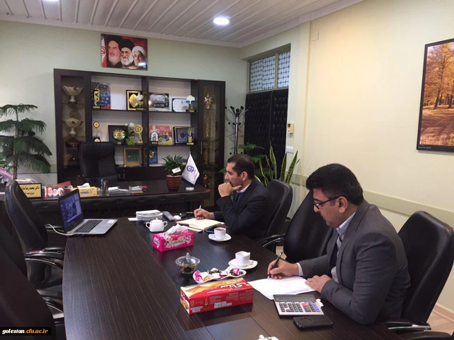 حضور سرپرست استان در جلسه ویدئوکنفرانس معاونت اداری مالی دانشگاه فرهنگیان  2