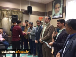 مراسم گرامیداشت روز دانشجو در واحد دانشگاهی شهیدبهشتی گنبد کاووس برگزار شد. 12