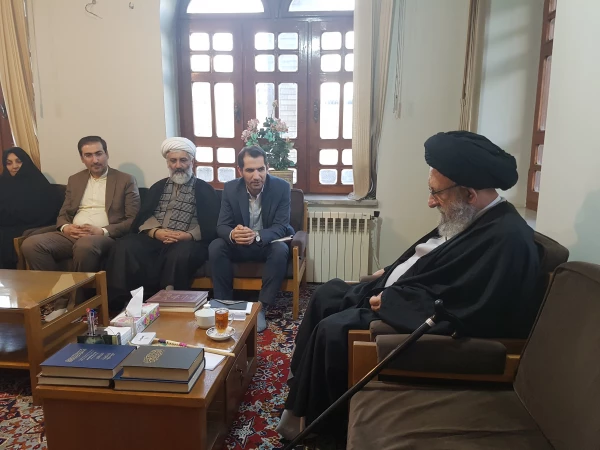 دیدار سرپرست دانشگاه فرهنگیان و اعضای ستاد نکوداشت هشتادو یکمین سال تربیت معلم استان گلستان با حضرت آیت ا... نورمفیدی، نماینده ولی فقیه در استان و امام جمعه گرگان 3