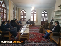 دیدار سرپرست دانشگاه فرهنگیان و اعضای ستاد نکوداشت هشتادو یکمین سال تربیت معلم استان گلستان با حضرت آیت ا... نورمفیدی، نماینده ولی فقیه در استان و امام جمعه گرگان 4