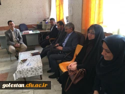 بازدید سرپرست دانشگاه فرهنگیان استان گلستان از مدارس طرح کارورزی 4