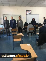 بازدید سرپرست دانشگاه فرهنگیان استان از جلسه امتحانات پایان نیمسال اول سال تحصیلی 98-97 پردیس آیت الله خامنه ای  5