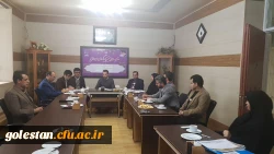 ششمین جلسه نکوداشت یکصدمین سال تربیت در ایران و هشتادو یکمین سال در استان گلستان با هدف آسیب شناسی و بررسی نقاط قوت و ضعف همایش در سالن جلسات پردیس امام خمینی(ره) برگزار شد. 4