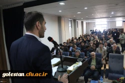 افتتاح مخزن کتابخانه پردیس آیت الله خامنه ای با حضور رئیس بنیاد خیریه قلم چی 3