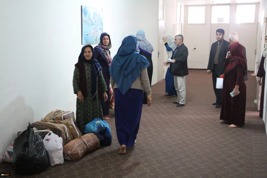 اسکان خانواده های سیل زده در دانشگاه فرهنگیان استان گلستان 5