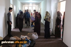 اسکان خانواده های سیل زده در دانشگاه فرهنگیان استان گلستان 3