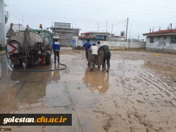 حضوردانشجومعلمان پردیس آیت الله خامنه ای گرگان در قالب اردوی جهادی در مناطق سیل زده 2