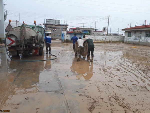 حضوردانشجومعلمان پردیس آیت الله خامنه ای گرگان در قالب اردوی جهادی در مناطق سیل زده 2