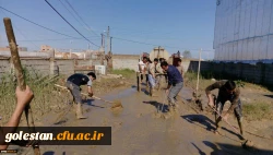 حضوردانشجومعلمان پردیس آیت الله خامنه ای گرگان در قالب اردوی جهادی در مناطق سیل زده 4