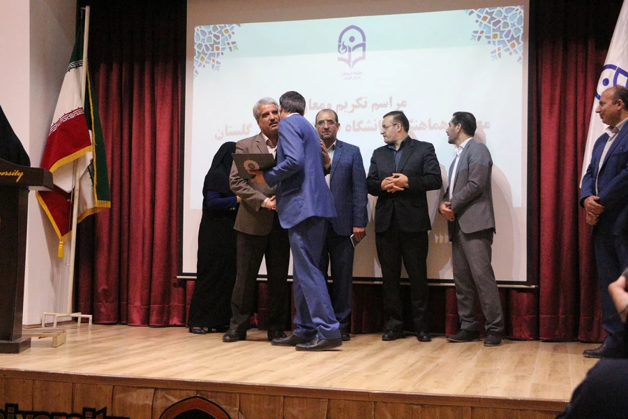 مراسم تکریم و معارفه معاون هماهنگی دانشگاه فرهنگیان استان گلستان 5