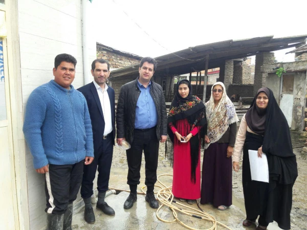 بازدید معاون آموزش و تحصیلات تکمیلی دانشگاه فرهنگیان از مناطق سیل زده استان گلستان 2