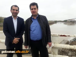 بازدید معاون آموزش و تحصیلات تکمیلی دانشگاه فرهنگیان از مناطق سیل زده استان گلستان 3