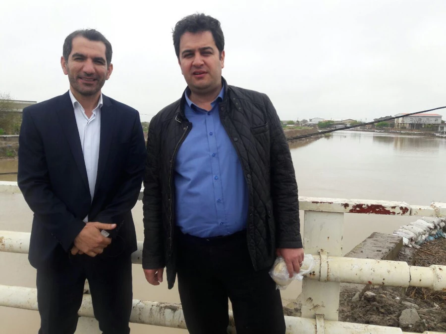 بازدید معاون آموزش و تحصیلات تکمیلی دانشگاه فرهنگیان از مناطق سیل زده استان گلستان 3