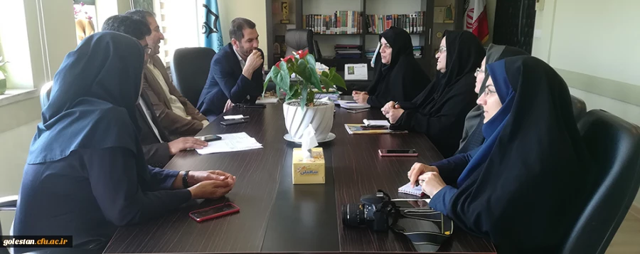 نشست هم اندیشی مدیرکل امور بانوان و خانواده استانداری گلستان با دکتر مازندرانی سرپرست دانشگاه فرهنگیان گلستان 2