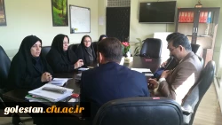 نشست هم اندیشی مدیرکل امور بانوان و خانواده استانداری گلستان با دکتر مازندرانی سرپرست دانشگاه فرهنگیان گلستان 4