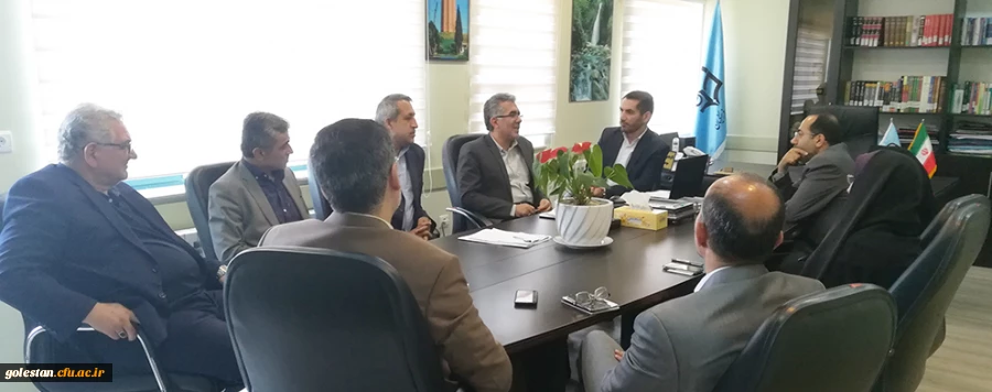 نشست هم اندیشی سه جانبه با حضور مدیرکل آموزش و پرورش ، مدیرکل نوسازی و تجهیز مدارس و دکتر مازندرانی سرپرست دانشگاه فرهنگیان گلستان 2