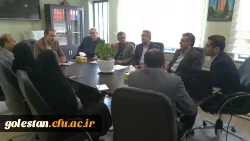 نشست هم اندیشی سه جانبه با حضور مدیرکل آموزش و پرورش ، مدیرکل نوسازی و تجهیز مدارس و دکتر مازندرانی سرپرست دانشگاه فرهنگیان گلستان 4