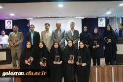 نتایج نهایی جشنواره علمی، فرهنگی دانشجومعلمان پردیس آیت الله خامنه ای در رشته های الگوهای برتر تدریس، قصه گویی و تولید محتوای الکترونیک در مراسم اختتامیه این جشنواره اعلام شد. 9