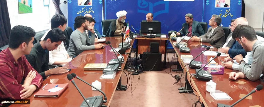 مراسم تقدیر و معارفه اعضای جدید شورای صنفی پردیس آیت الله خامنه ای گرگان برگزار شد. 2