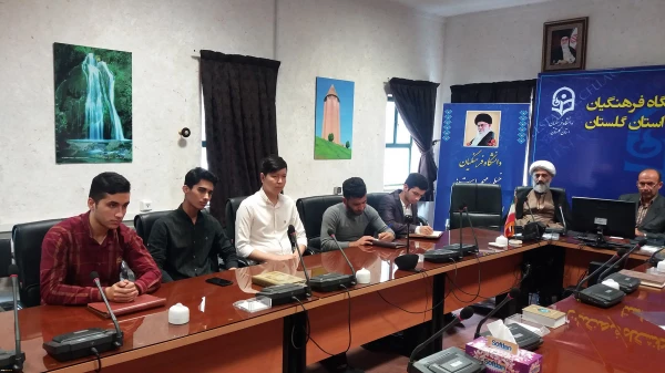 مراسم تقدیر و معارفه اعضای جدید شورای صنفی پردیس آیت الله خامنه ای گرگان برگزار شد. 3